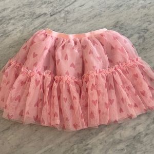 Pink Heart Tulle skirt from Old Navy